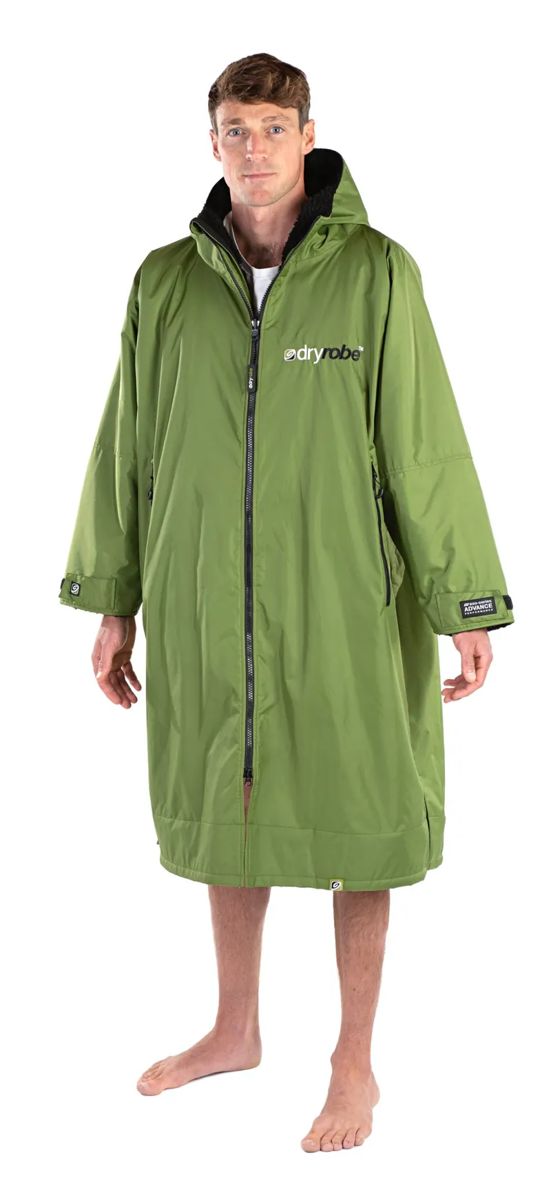 Dryrobe Advance V3 Long Sleeve Medium Dark Green/Black-1